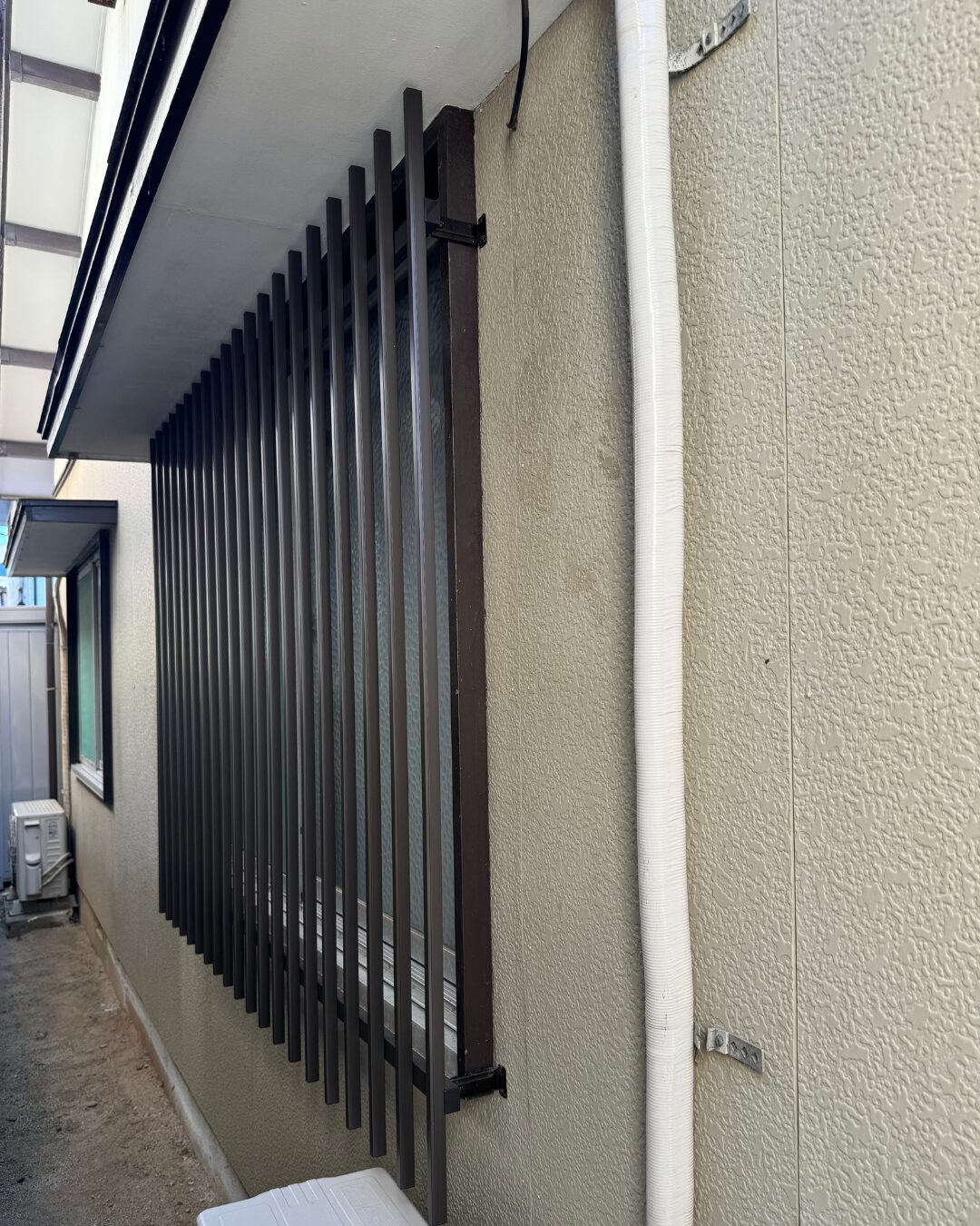 面格子設置工事をしました！