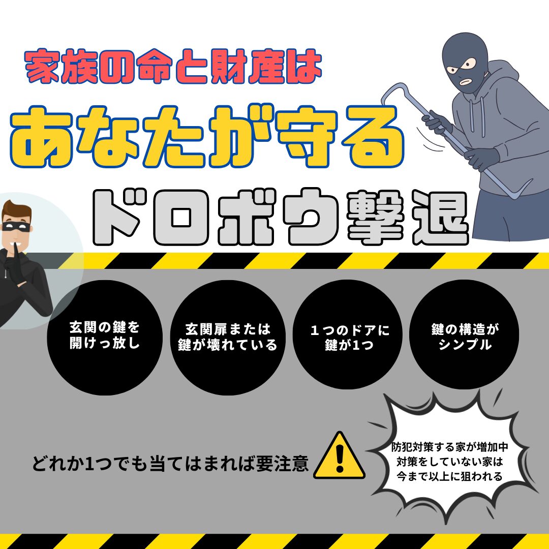 あなたの家は大丈夫？防犯チェックリスト