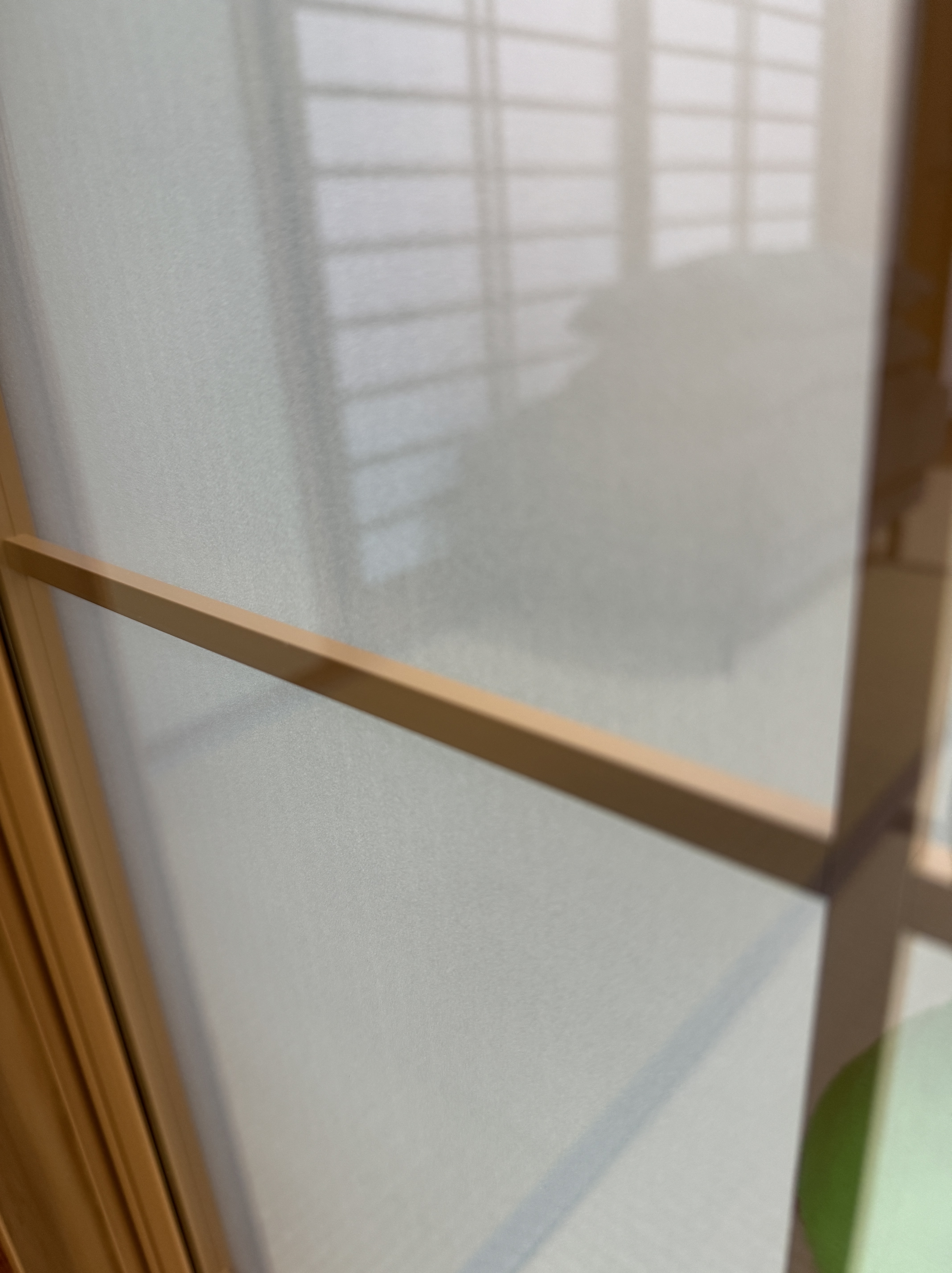 内窓格子入りガラスを拡大してみた！